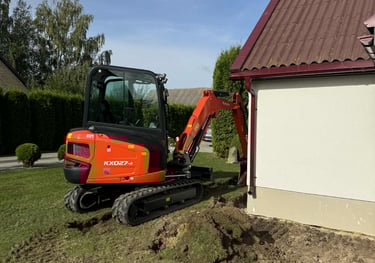 pamato atkasimas siltinimui, pamato gilinimas