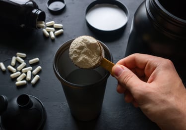 supplement advice, protein intake, electrolytes and recovery support to improve performance and body