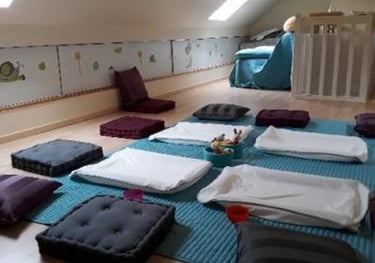salle d'atelier de massage bébé et bien être