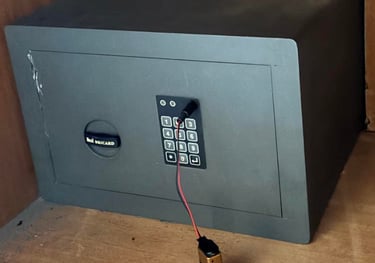 coffre fort Bricard à ouverture électronique