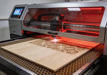 c02 laser cutting wood