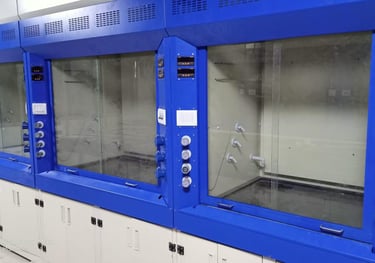 Stainless steel fume hood for laboratory