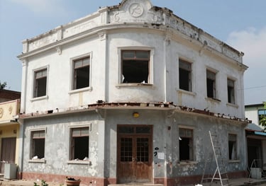 gray concrete wall inside building