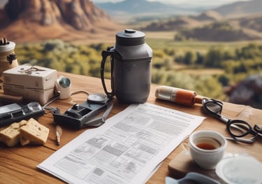 a blue and yellow object in the dark sky