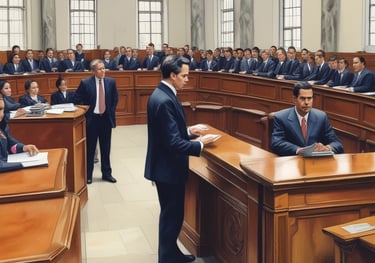 A curved facade covered in white latticework