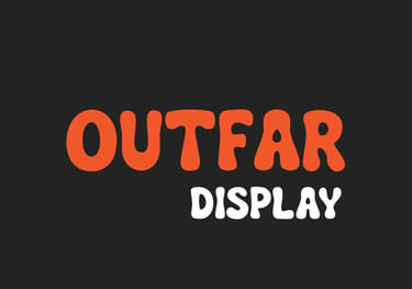Outfar title card learn more about this typeface by Lobotype.