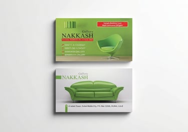 Premium 350gsm matte laminated business card printing UAE for brand & marketing promotion.