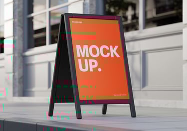 Chevalet de trottoir