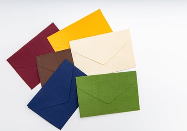 Enveloppes de couleur