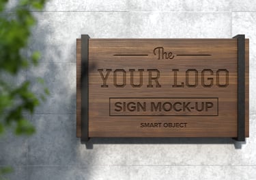 Panneaux avec gravure en bois