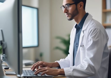 A curved facade covered in white latticework