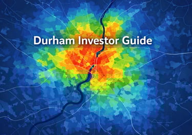 Durham property heat map highlighting investment hotspots for investors