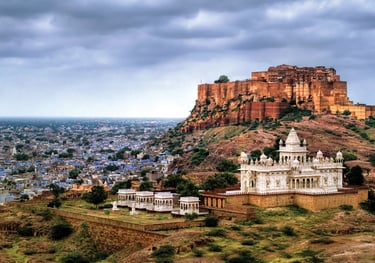 Rajasthan royal fort and palace showcasing heritage culture ideal LTC tour destination