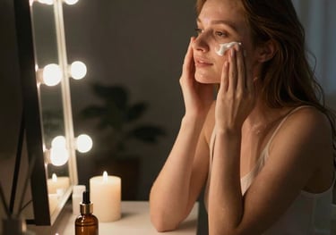 night skincare routine self care skincare products