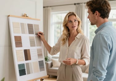 white and black abstract painting