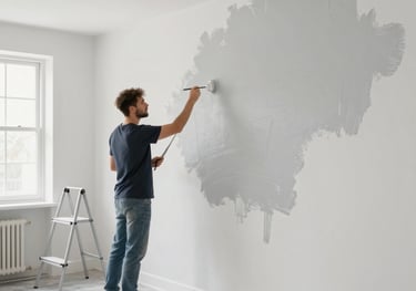 gray concrete wall inside building