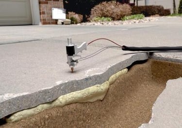 sunken driveway repair