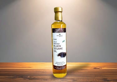 cold pressed black sesame oil Ancient Gift Farm
