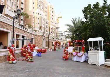 Sweet treats activity corner Dubai event