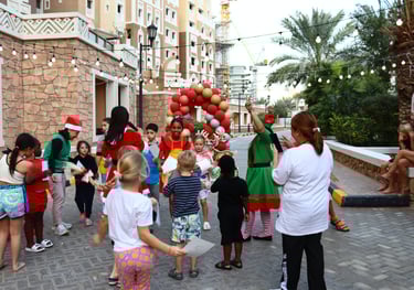 Christmas Party for a community event Dubai, UAE
