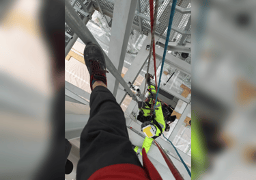 Gesinimo vamzdyno montavimas Homanit gamykloje