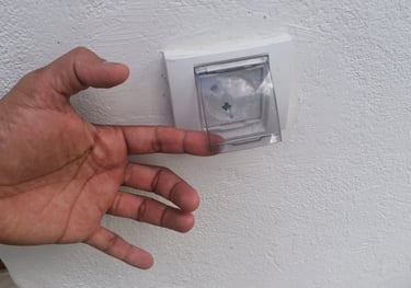 instalação de tomada