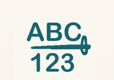 Letters and Numbers Embroidery 