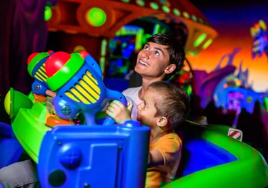 Buzz Lightyear attraction 