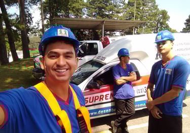 técnicos de desentupimento