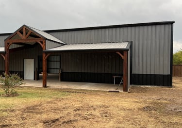 Shop Building with Small Pergola