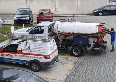 sucção e hidrojateamento