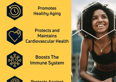 graphic explaining the benefits of spermidine life.