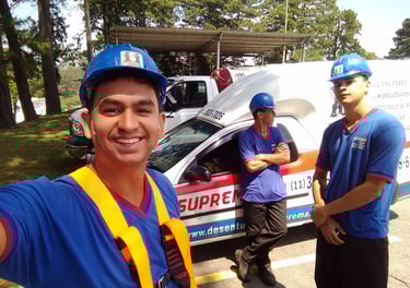 técnicos de desentupimento