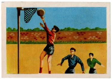 1963 Chocolates La Antorcha Alcoy Deportes Y Competiciones #17 Baloncesto Basketball Card