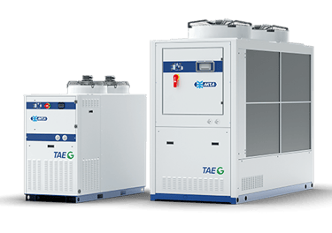 MTA TAEevo Tech air-cooled industrial water chillers