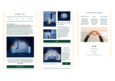 Naujienlaiškio pavyzdys ©Findmyletter