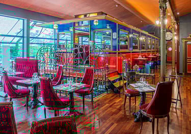 Salle du Wagon, restaurant du casino de Plombières