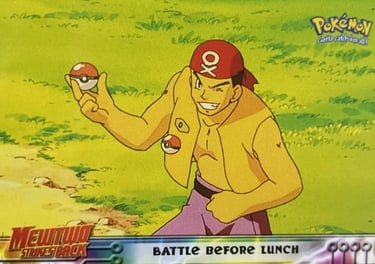 10 Battle Before Lunch Topps Pokémon The First Movie