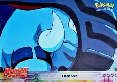 11 Donphan Topps Pokémon The First Movie silver foil