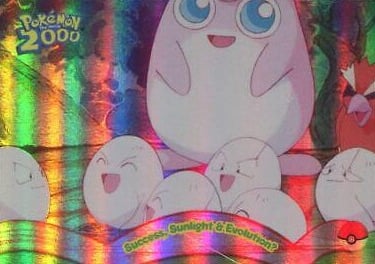 11 Success, Sunligth & Evolution ? Topps Pokémon The Movie 2000 rainbow foil