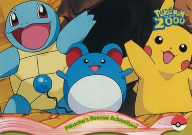 12 Pikachu's Rescue Aventure Topps Pokémon The Movie 2000