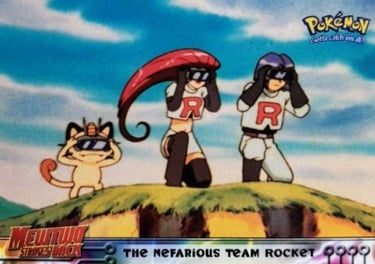 12 The Nefarious Team Rocket Topps Pokémon The First Movie