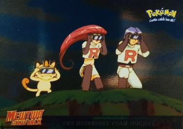 12 The Nefarious Team Rocket Topps Pokémon The First Movie silver foil