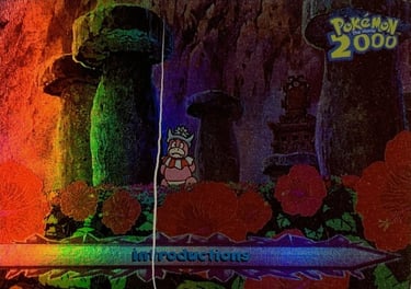 13 Introductions Topps Pokémon The Movie 2000 rainbow foil