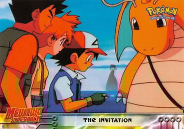 13 The Invitation Topps Pokmon The First Movie