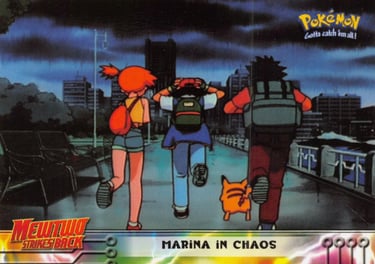 14 Marina in Chaos Topps Pokmon The First Movie