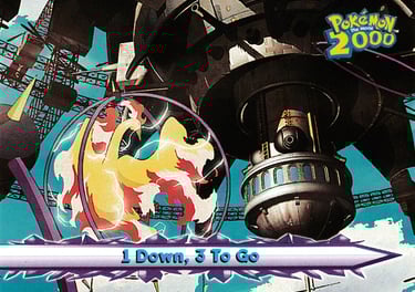 16 1 Down 3 To Go Topps Pokémon The Movie 2000