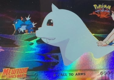 16 A Call To Arms Topps Pokémon The First Movie rainbow foil