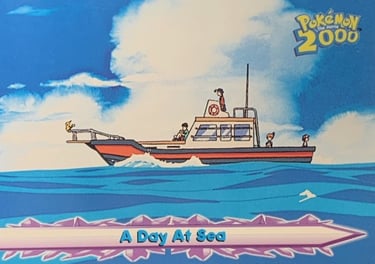 17 A Day At Sea Topps Pokémon the Movie 2000