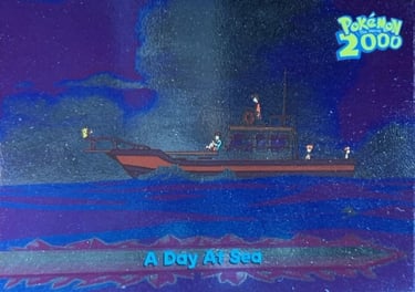 17 A Day At Sea Topps Pokémon the Movie 2000 silver foil